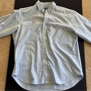 Ralph Lauren Classic Fit Light Blue Dress shirt Size 17 34/35